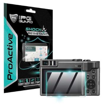 Imagem de IPG ProActive para Panasonic Lumix DC-FZ80 - FZ80 4K / DC-FZ82 - Tela de câmera FZ82 4K (2 unidades) Película protetora de tela de dureza 9H vidro suave toque ultra responsivo alta clareza para ProAc
