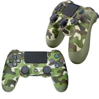 Imagem de Joystick Camuflado Com Fio Para Jogar No Videogame E Computador Presen