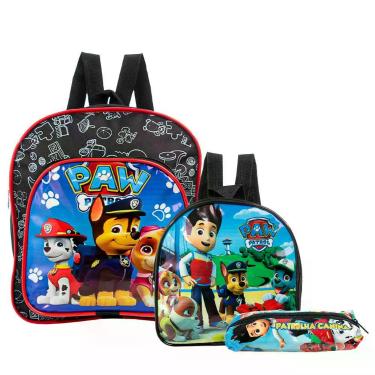 Imagem de Kit Mochila Escolar Patrulha Canina Skye e Marshal Costas