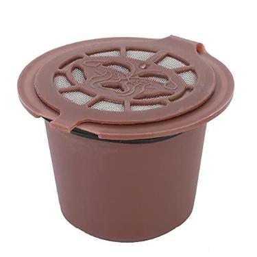Imagem de 3 peças de filtro de cápsula de café cápsulas de café reutilizáveis recarregáveis alta precisão de filtragem para café moído (café)