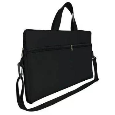 Imagem de Case Capa Maleta Premium Para Notebook Laptop De 17 E 17,3 Com Alça De Mão Alça De Ombro E Zíper Lateral - Preto