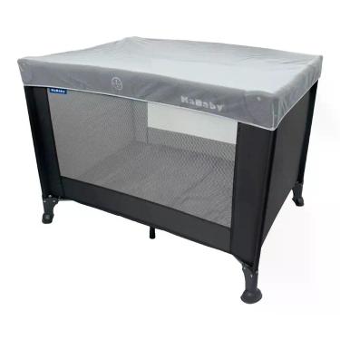 Imagem de Berço Portátil Infantil Cercado Desmontável Compacto Com Mosquiteiro C