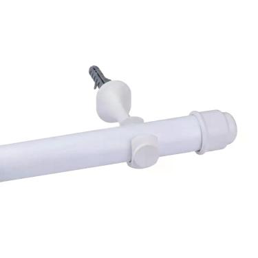 Imagem de Varão Cortina 28mm Completo em Aço Com Revestimento em PVC Durável par