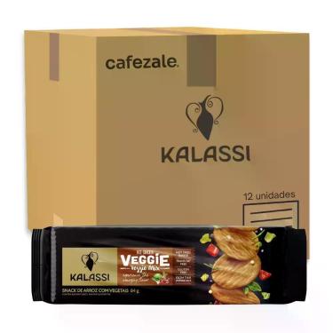 Imagem de Biscoito de Arroz, Kalassi, Veggie Mix, 12 Pacotes de 84g, Veggie Mix
