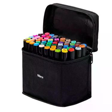 Imagem de Kit Canetinhas 60 Unidades Linha Profissional Pintura Profissional - B