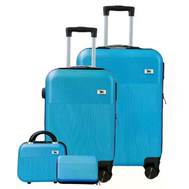Imagem de Jogo de Malas Viagem 4 Peças Despacho 23kg Bordo 10kg Frasqueira e Nec