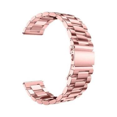 Imagem de Pulseira de Metal 20mm para Samsung Galaxy Watch 6/5/4 - Aço Inoxidáve