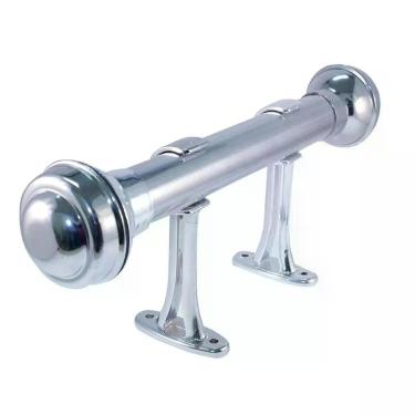 Imagem de Varão para Cortina Cr Kala Suporte para Cortina Diâmetro 19mm Cinza Kala 200CM