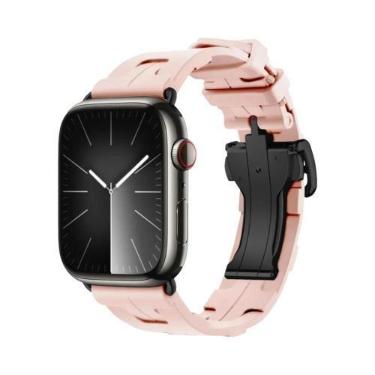 Imagem de Pulseira De Silicone Kilim Single Tour Para Apple Watch 46mm 42mm 49mm