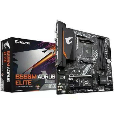 Imagem de Placa Mãe Aorus Elite Gigabyte B550M AMD - AM4 DDR4 ATX