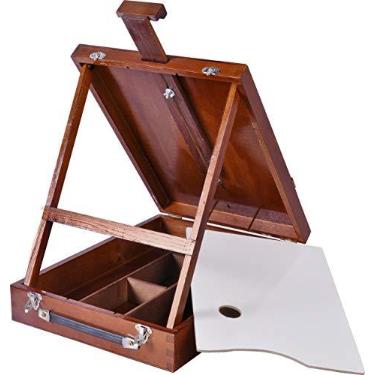 Imagem de Souza & Cia, Estojo/Cav. Da Vinci, Mad. MDF Mogno (Ref: 4215)