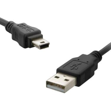 Imagem de Cabo USB 2.0 X Mini USB 5 Pinos 1,80M Plus Cable PCUSB1803