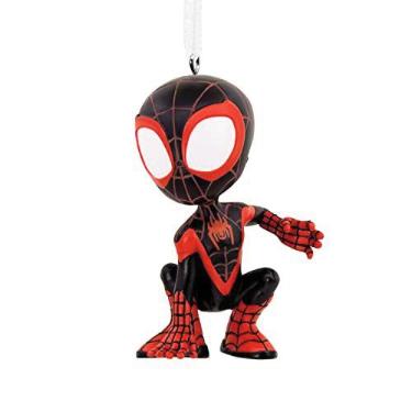 Imagem de Boneco do Homem-Aranha de Resina em Terno Preto