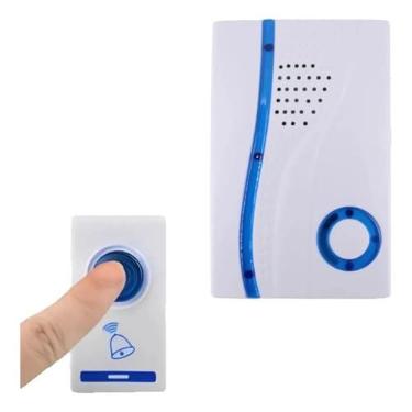 Imagem de Campainha Sem Fio Residencial de Longo Alcance 100 Metros | 32 Melodias Ajustáveis e Som Alto | Instalação Fácil Plug & Play | Unidade Bivolt Portátil para Casa, Escritório e Consultório
