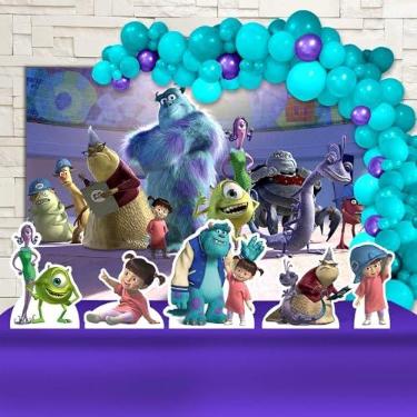 Imagem de Kit Decoração Festa de Aniversário Infantil Monstros SA