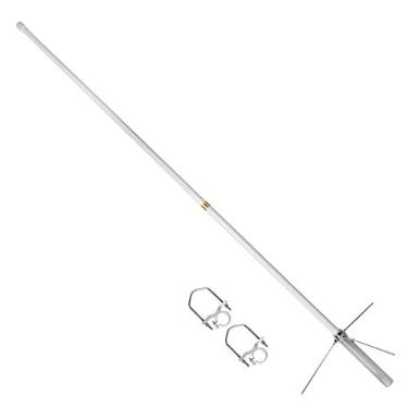 Imagem de UAYESOK Antena base GMRS de fibra de vidro (462-467 MHZ), amplificador de sinal de antena repetidor UHF GMRS de alto ganho 7,2dBi, para estação base, rádio amador, SWR baixo