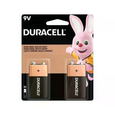 Imagem de Bateria Alcalina Megatron Duracell 9V com 2 Unidades Preservação de Energia por Até 5 Anos