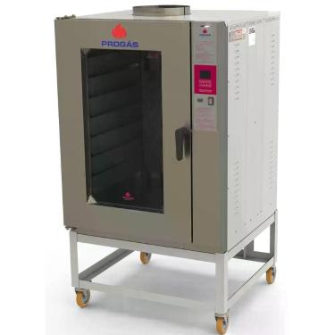 Imagem de Forno Turbo Industrial Progás Prp-8000 E Style Com Vapor Elétrico 220V Com Base P-8 Esteiras P37113