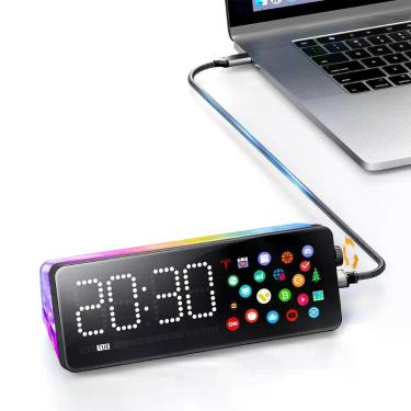Imagem de Estação de ancoragem para laptop 7 em 1 USB C Hub 4K HDMI 90W PD - Mar