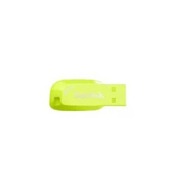 Imagem de Pen Drive 128GB SanDisk Ultra Shift, USB 3.2 Flash Drive, Amarelo Fluorescente - SDCZ410-128G-G46EP