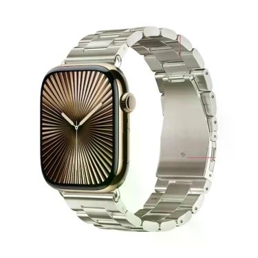 Imagem de Pulseira De Metal Em Aço Inoxidável Para Apple Watch 46mm 42mm 44mm 40