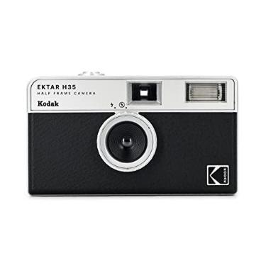 Imagem de KODAK Câmera de filme EKTAR H35 Half Frame, 35 mm, reutilizável, sem foco, leve, fácil de usar (filme e bateria AAA não estão incluídos) - Black