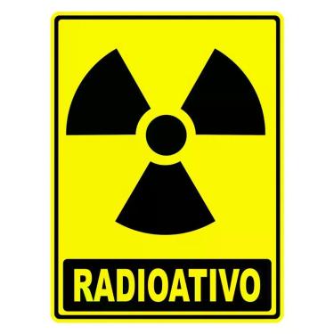 Imagem de Adesivo Lixo Reciclavel 20cm X 15cm Nome Do Desenho Radioativo
