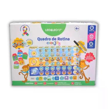 Imagem de Quadro de Rotina Color Joy Caixa Leo&Leo Leonora - 10832