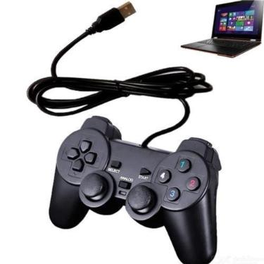 Imagem de Controle Usb Dual Shock Analogico Pc Computador Windows