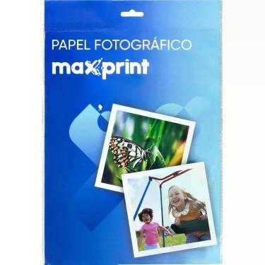 Imagem de Papel Fotografico INKJET A4 GLOSSY Adesivo 135G PCT.C/20 - Maxprint
