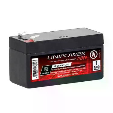 Imagem de Bateria Selada VRLA 12v 1,3AH F187 UP1213 06C001 Unipower