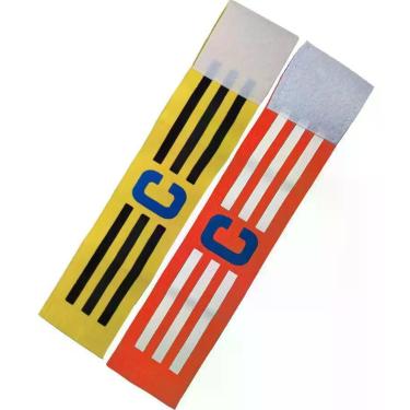 Imagem de Kit 2 Faixas de Capitão Braçadeiras Elásticas de Futebol, Único