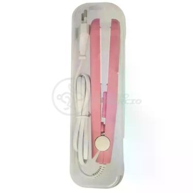 Imagem de Mini Chapinha Prancha 17Cm Bivolt 110|220V Profissional Rosa