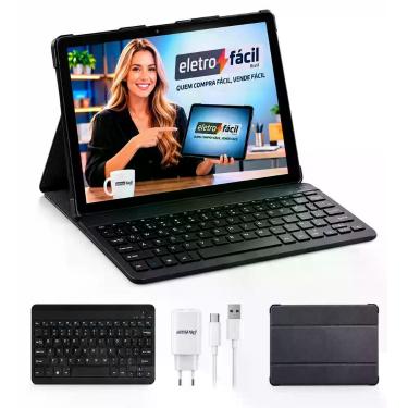 Imagem de Tablet Easytech 10.1 Polegadas 12GB RAM 256GB de Armazenamento Teclado