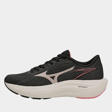 Imagem de Tênis Mizuno Virtue 2 Feminino, Preto, Rosa, 34