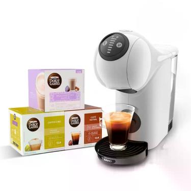 Imagem de Kit Cafeteira de Cápsulas Dolce Gusto Genio S Basic Branca com 30 Unidades Sortidas 220V