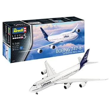 Imagem de Boeing 747-8 Lufthansa New Livery - 1/144 - Revell 03891