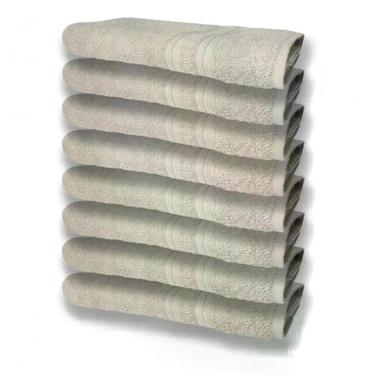 Imagem de 10 Toalhas Super Felpudas Grande E Grossa 80x150 Bege