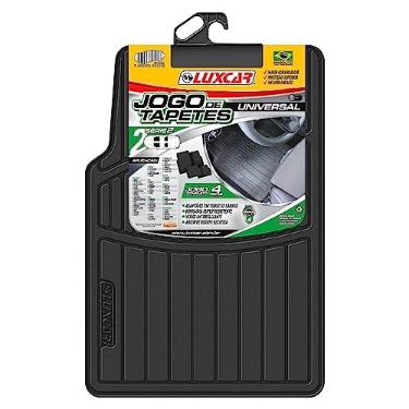 Imagem de Kit de 4 peças, TAPETE BORRACHA UNIVERSAL SÉRIE 2 Luxcar Universal