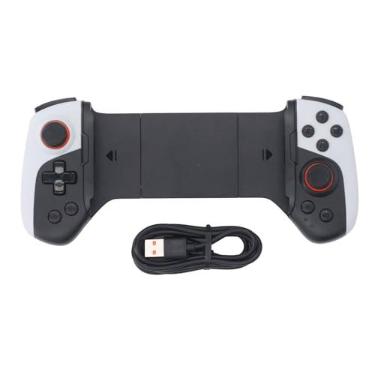 Imagem de Controlador de Jogo Móvel, Joystick de Gamepad Sem Fio para IOS, PC, Tablet de 8 Polegadas Extensível 136-215 Mm, Controle de 360°, Ajuste de Vibração