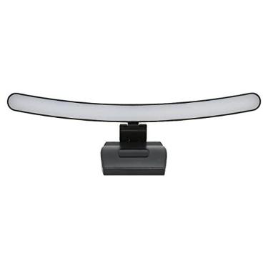 Imagem de Focket Barra de luz curvada para monitor curvo, 5V 1A USB para monitor de computador lâmpada LED para monitor com 3 modos de temperatura de cor, barra de luz para monitor de computador para mesa, escritório, casa