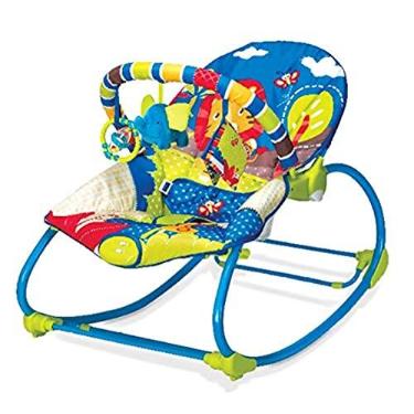 Imagem de Mastela Cadeira Rocker Selva Azul Azul Médio