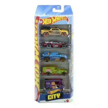 Imagem de Pack 5 Hot Wheels Hot Wheels City Jbj75 - Mattel
