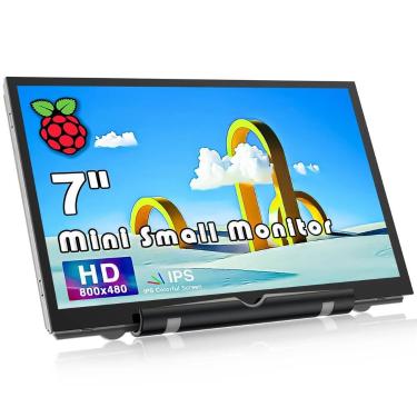 Imagem de Monitor HAMTYSAN Raspberry Pi Mini de 7 polegadas 800x480 HDMI IPS