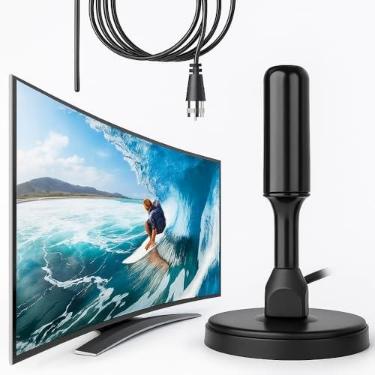Imagem de Antena Digital HDTV 4K Amplificada UHF VHF FM