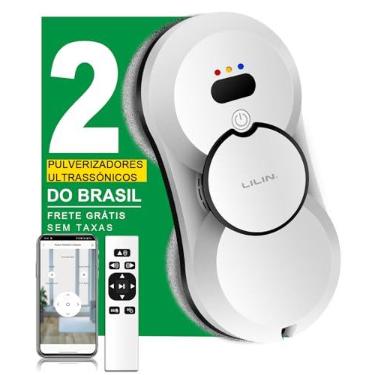 Imagem de Robô Limpa Vidros Lilin HCR10, Limpeza de Janelas Automática, Bivolt, com Controle Remoto e App, Compatível com Amazon Echo