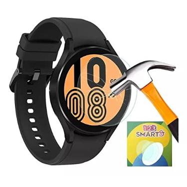 Imagem de 2x Películas de Vidro marca 123smart para Galaxy Watch 5 Watch5 44mm / Watch4 Watch 4 44MM / Watch 6 Watch6 44mm Watch 7 44mm