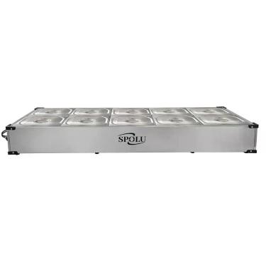 Imagem de Buffet Térmico De Bancada Spolu 10 Cubas 220v Spl-512bc