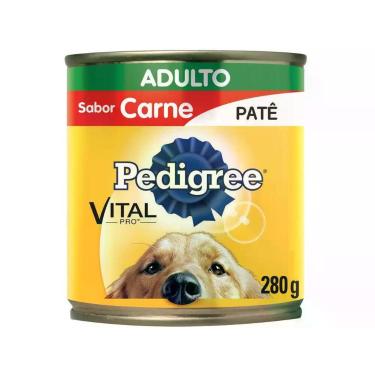 Imagem de Ração Úmida para Cachorro Adulto Lata Pedigree - Carne 280g