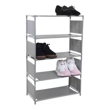 Imagem de Estante 5 Prateleiras Sapateira Multiuso Organizadora De Sapatos Brinq